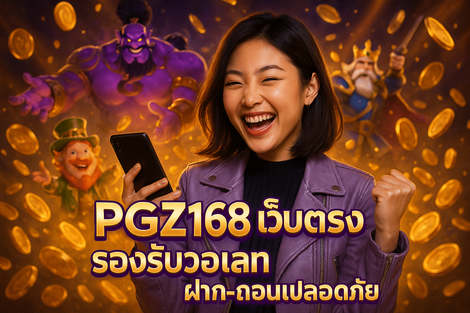 PGZ168 เว็บตรง รองรับวอเลท ฝาก-ถอนปลอดภัย