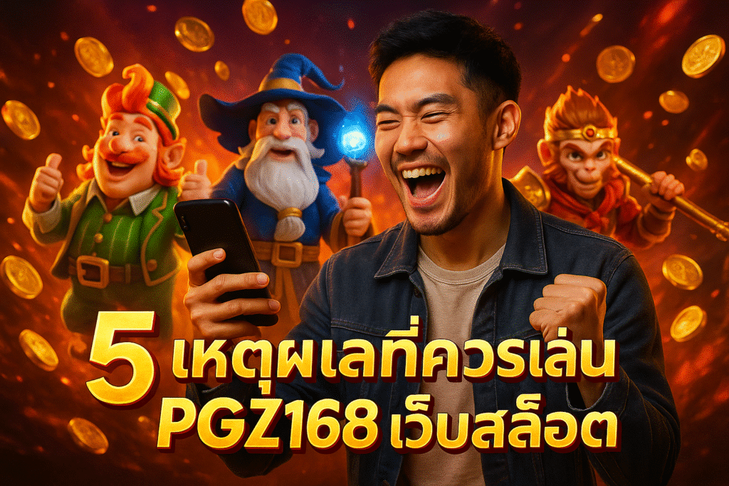 5 เหตุผลที่ควรเล่น PGZ168 เว็บสล็อต