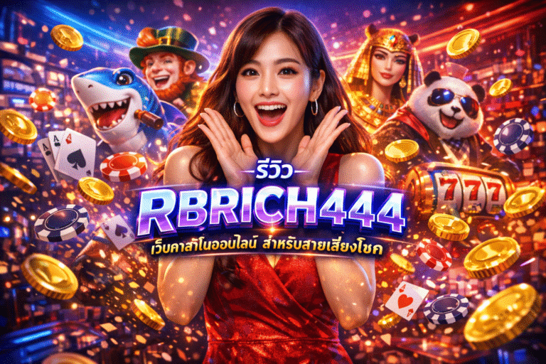 รีวิว RBRICH444 เว็บคาสิโนออนไลน์ สำหรับสายเสี่ยงโชค