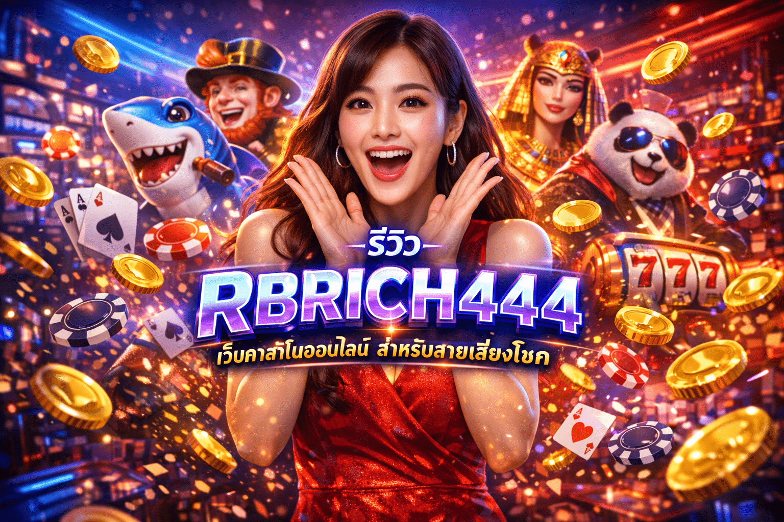 รีวิว RBRICH444 เว็บคาสิโนออนไลน์ สำหรับสายเสี่ยงโชค
